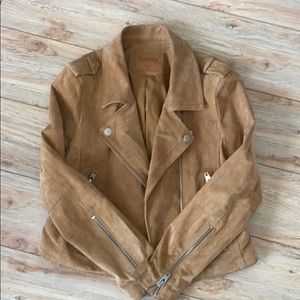Blank NYC BlankNYC Suede Moto Leather Jacket